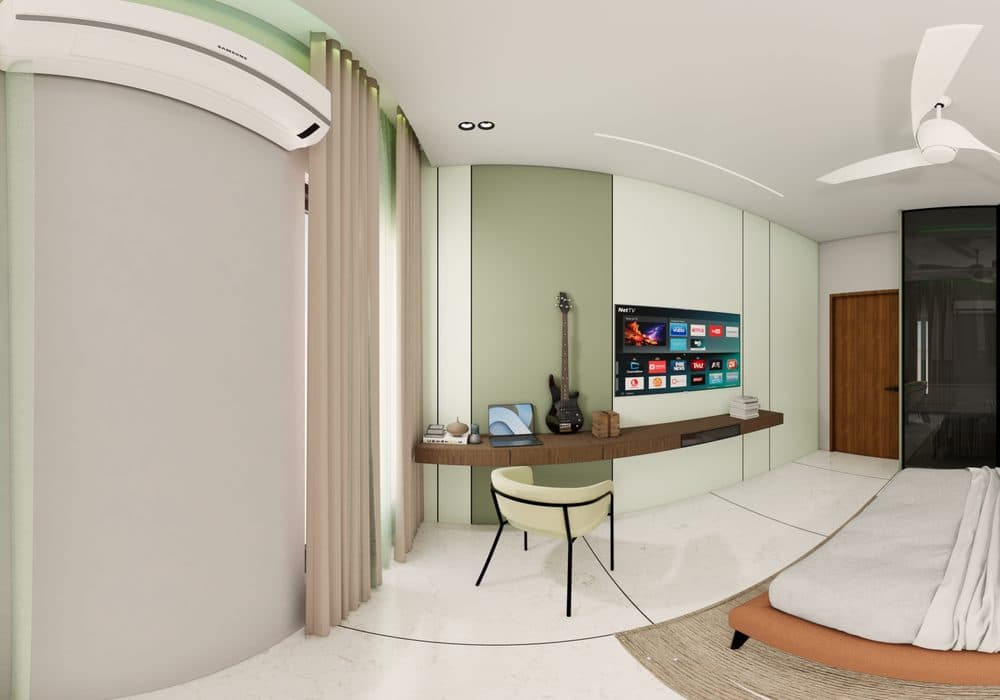 Bedroom — 360° panorama preview