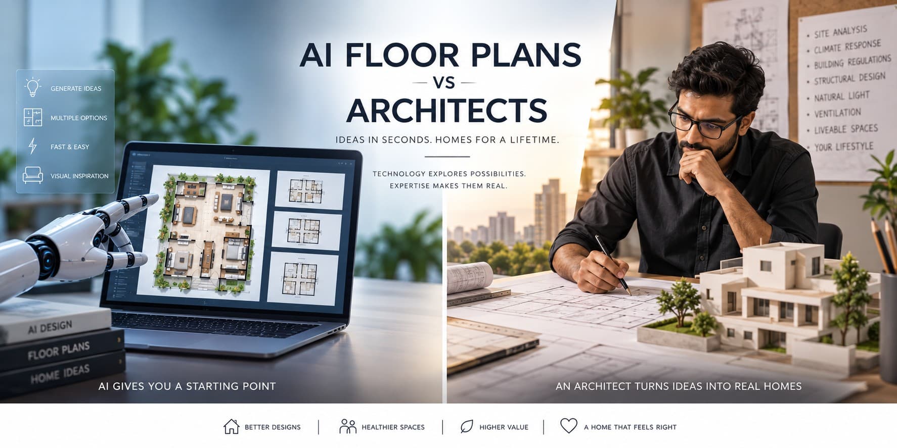 AI Floor Plans vs Architects: Can AI Really Design Your Home in 2026?