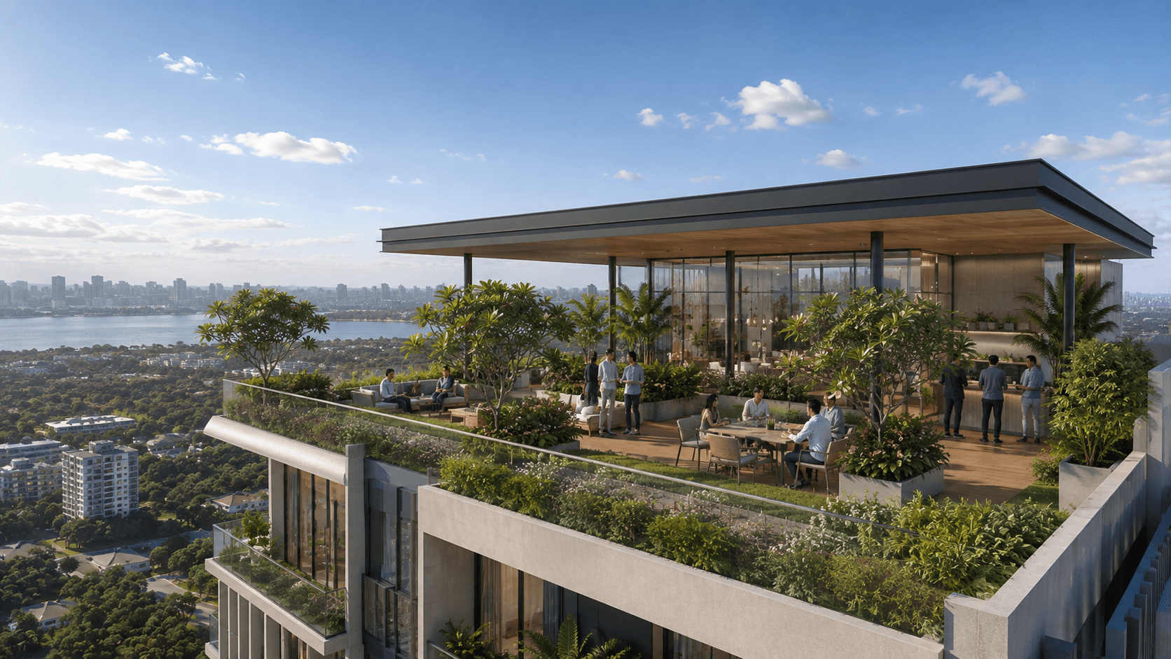 Aurum Heights — resident arrival sequence, visualized by Space & Scale