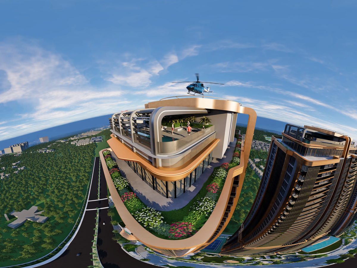 Courtyard & Pool Deck — 360° VR walkthrough by Space & Scale